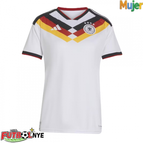 Camiseta Alemania Primera Equipación para mujer Mundial 2026 manga corta